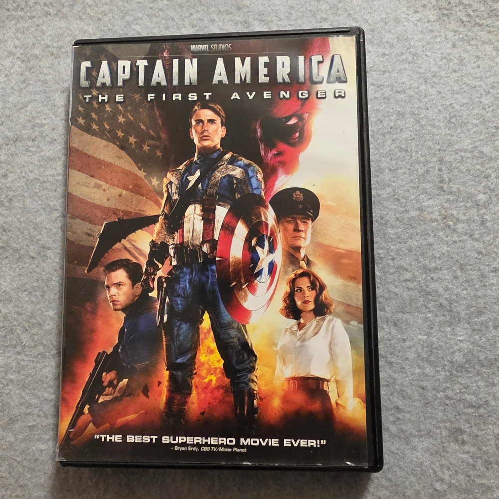 Captain America The First Avenger DVD Marvel Studios Chris Evans Widescreen